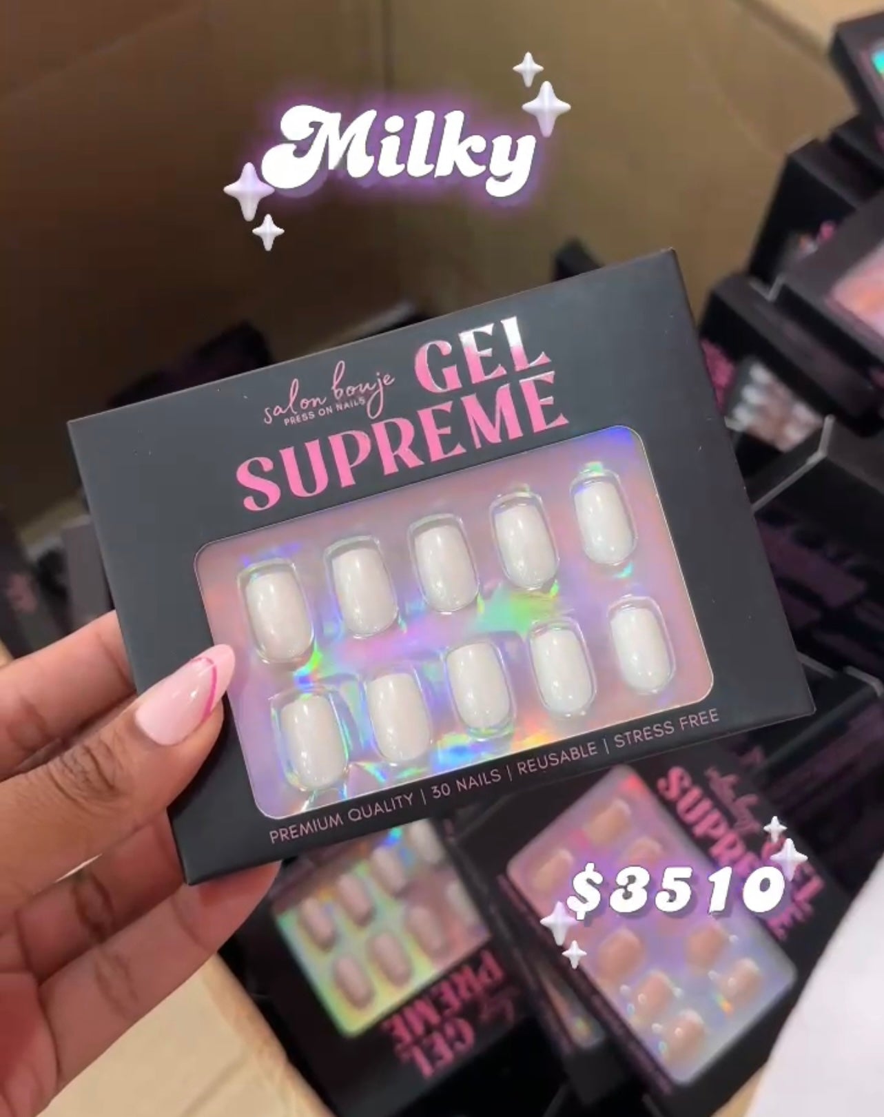 Gel Supreme: Milky sq