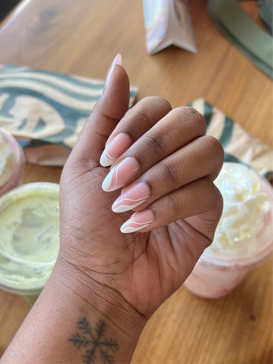 Gel Supreme: White Swirl