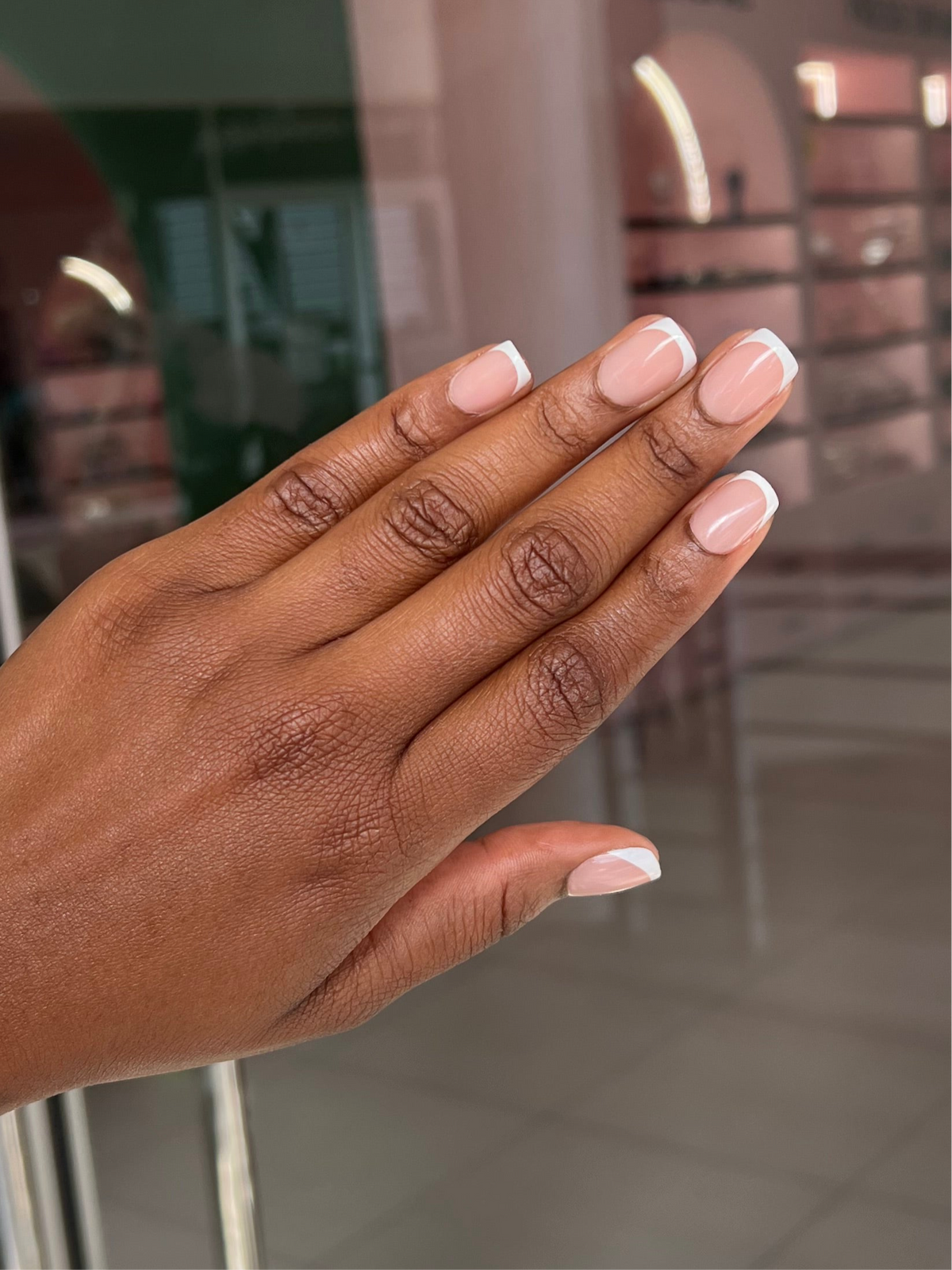 Gel Supreme: White French Tips
