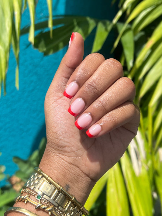 Gel Supreme: Red Tips