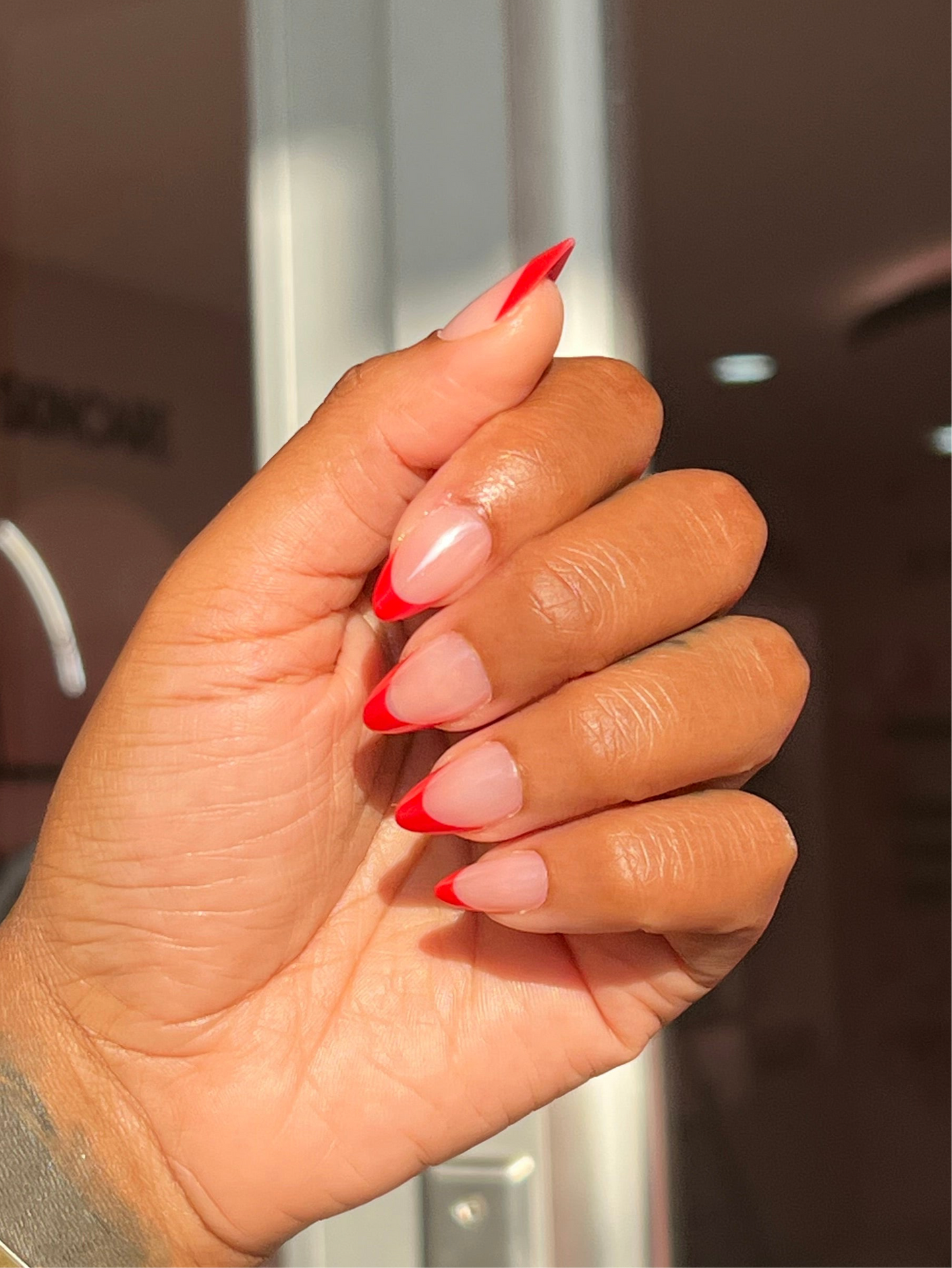 Red French Tips