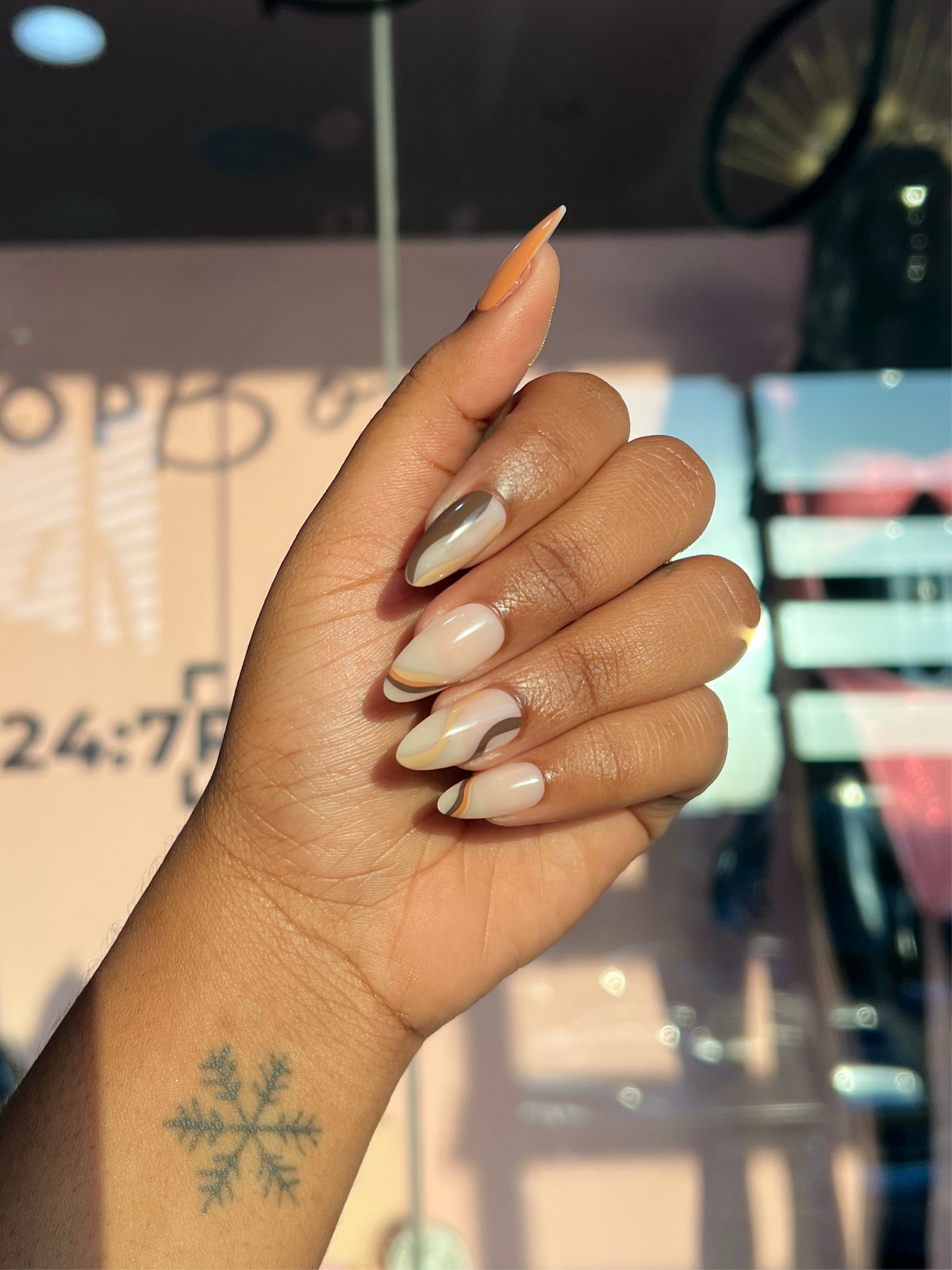 Brown Swirls