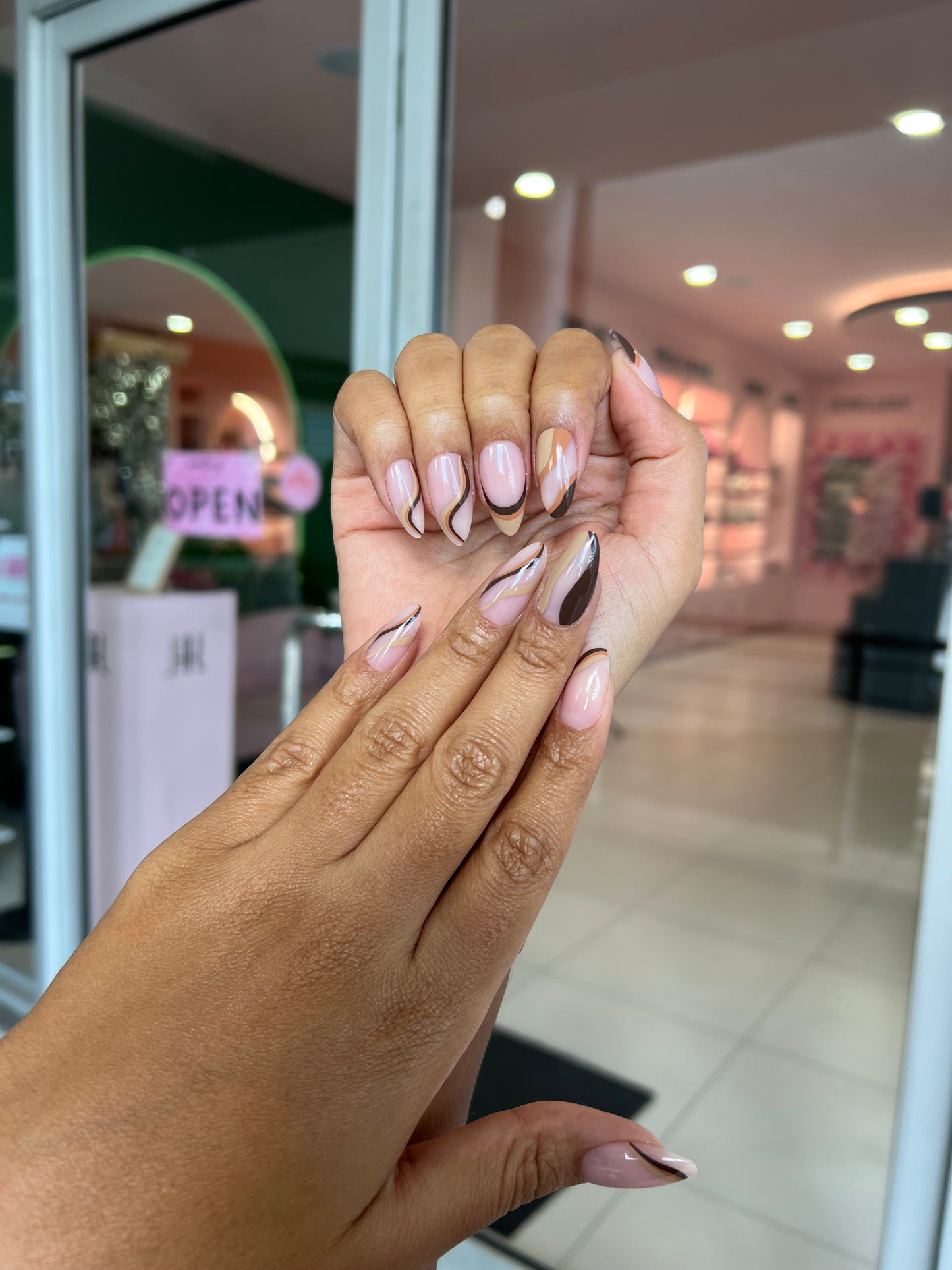 Brown Swirls