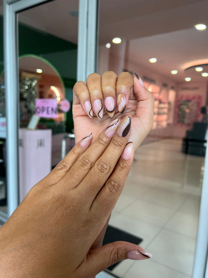 Brown Swirls