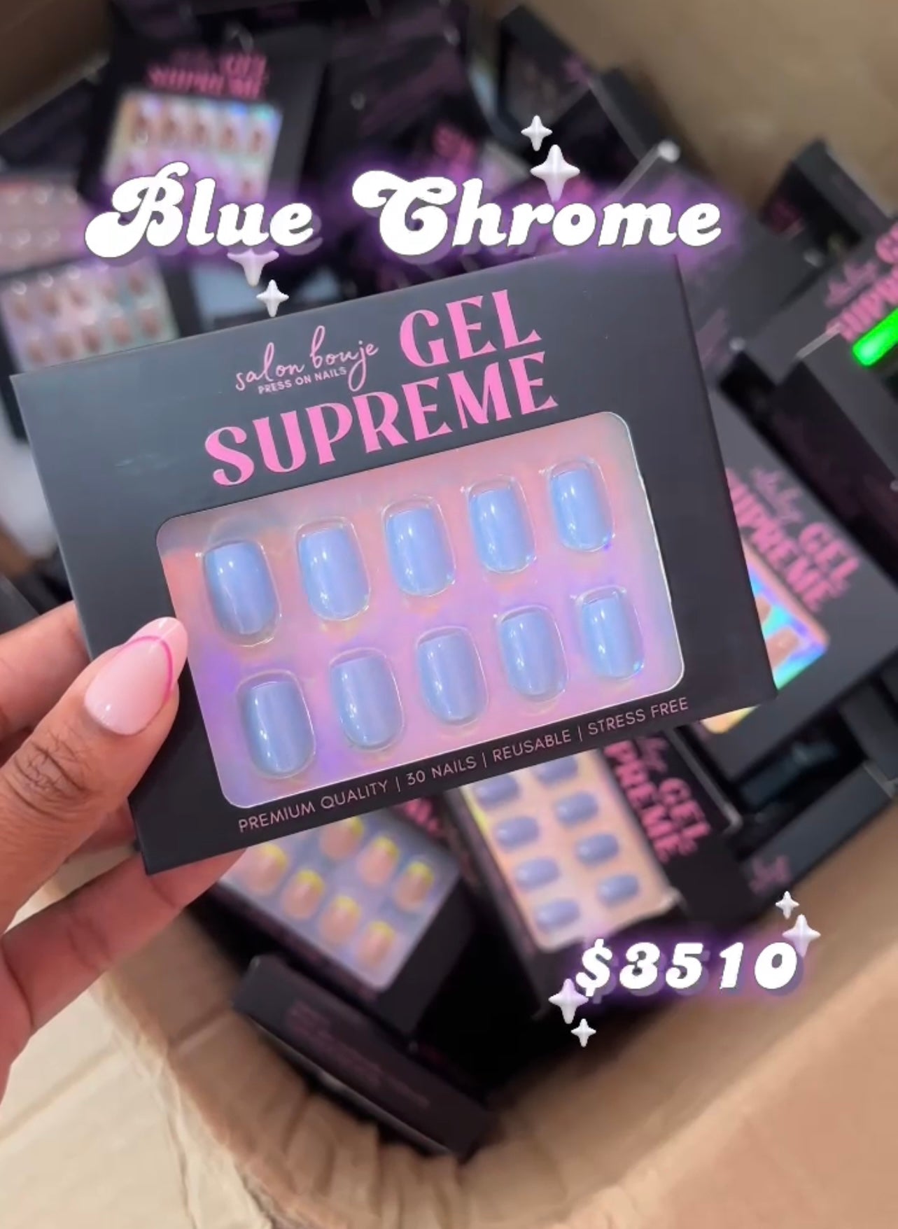 Gel Supreme: Blue Chrome