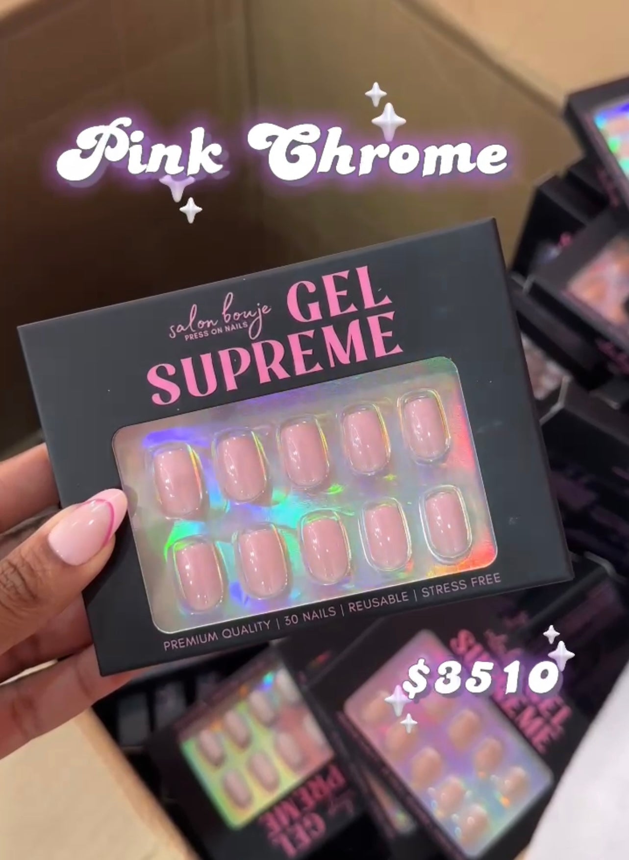Gel Supreme: Pink Chrome