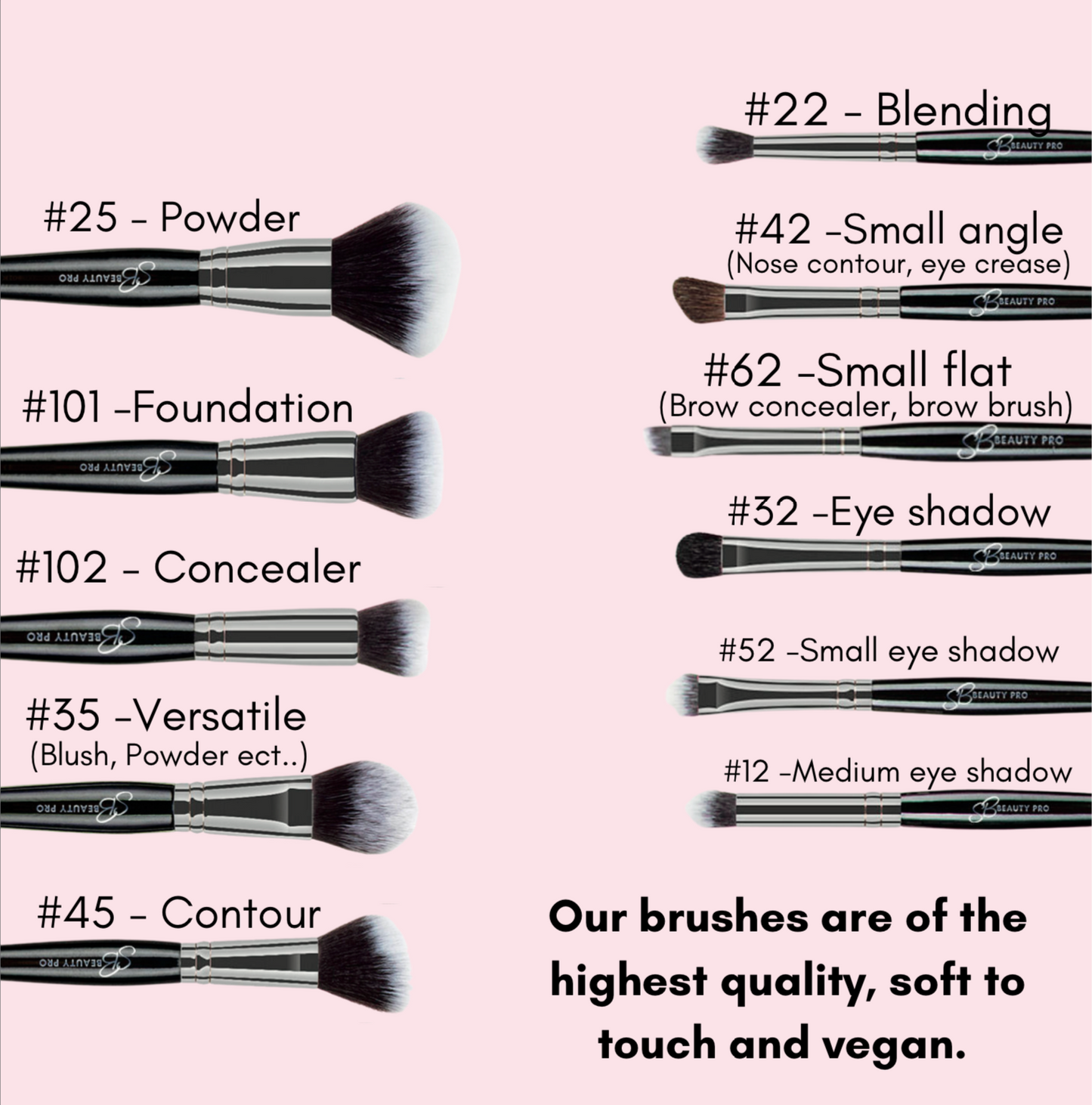 SB Beauty Makeup Brushes