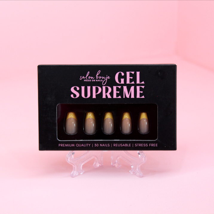 Gel Supreme: Sunny Press On Nails