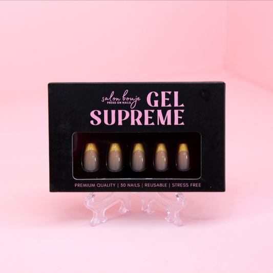 Gel Supreme: Sunny Press On Nails